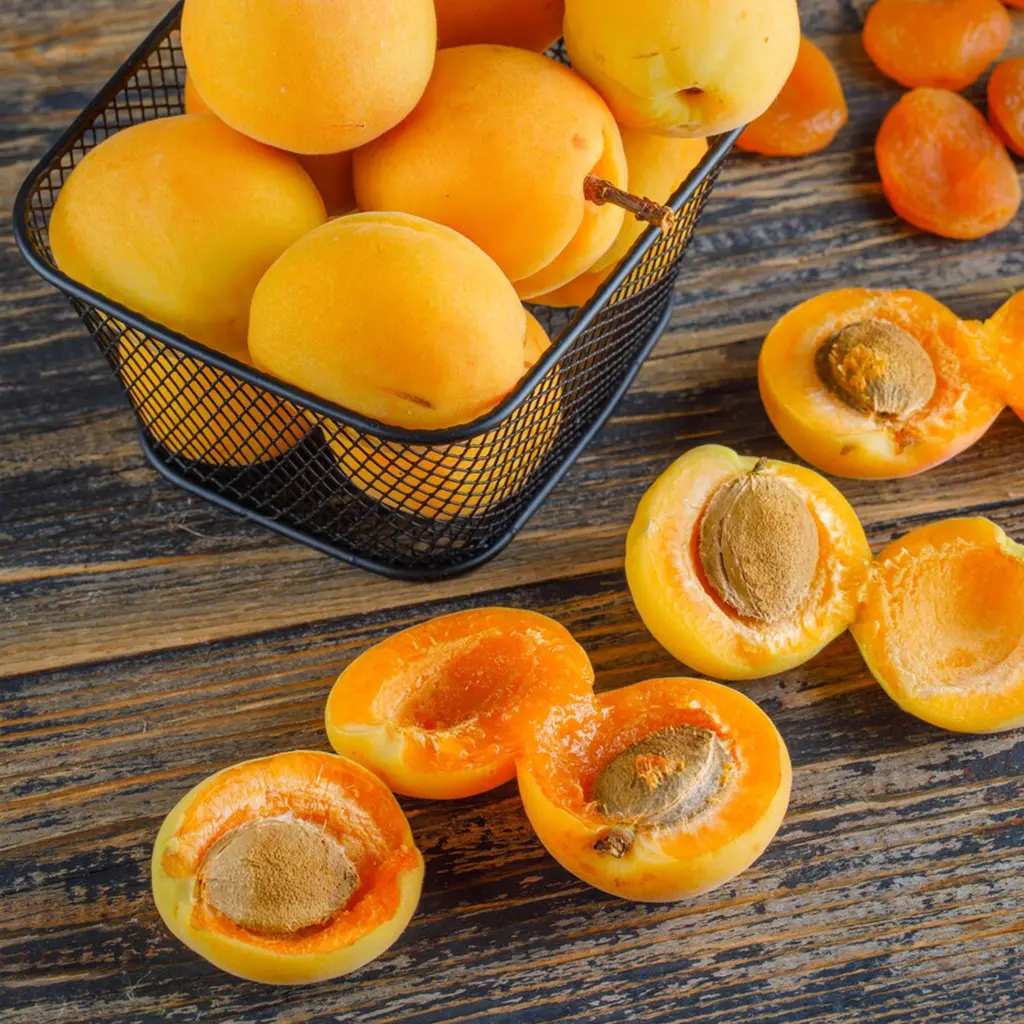 Apricots - Imported sweet golden apricots, packed with antioxidants and vitamins.