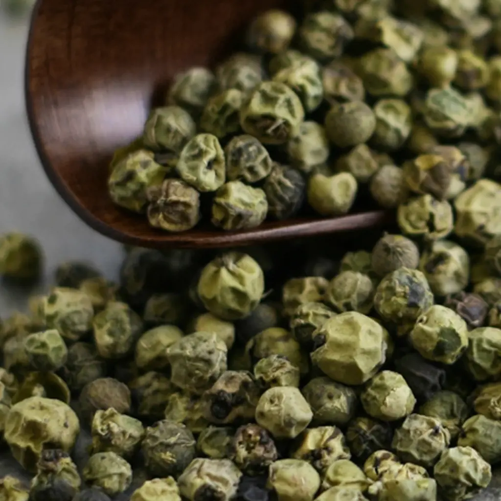 Green Pepper - Premium fresh green peppercorns sourced from the plantation hills of Kerala.