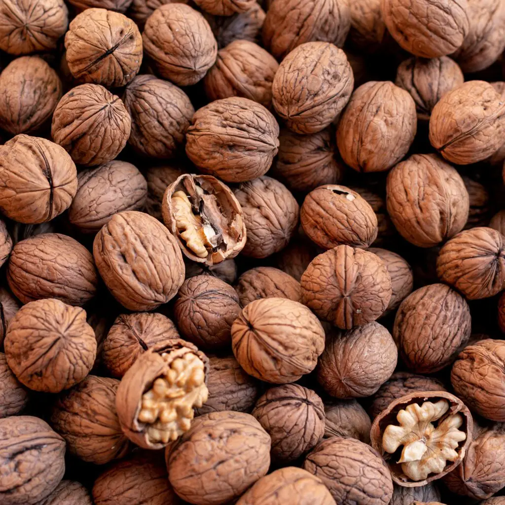 Nutmeg - High-grade whole nutmeg seeds, dried to preserve their deep aromatic flavor.